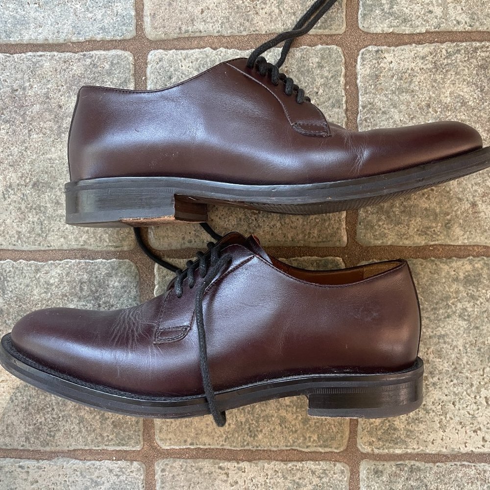 Aquatalia chocolate brown oxfords, size 7.5